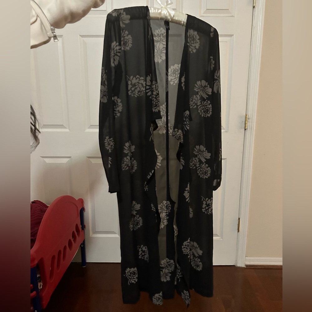 Forever 21 Long Sheer Cardigan